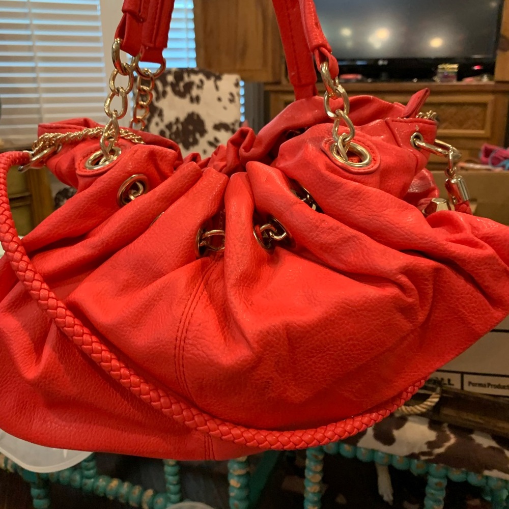 Just fab purse red